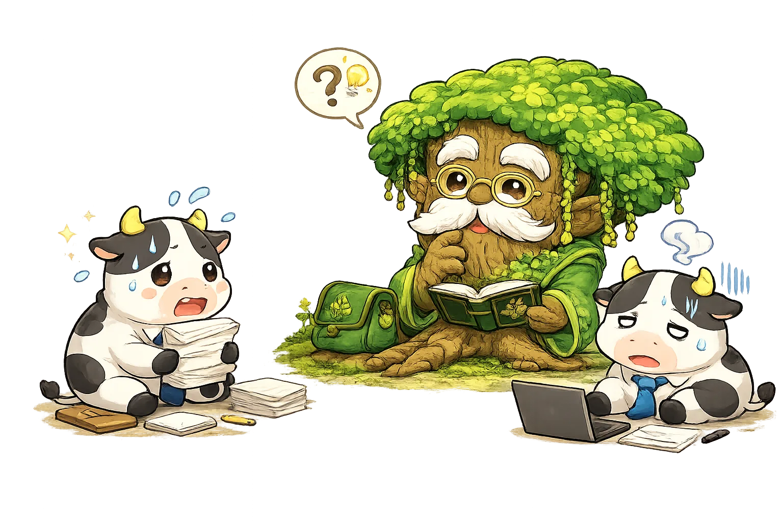 相談中