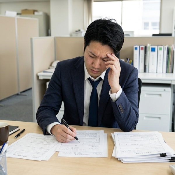 導入前：手書き・目視による運転記録